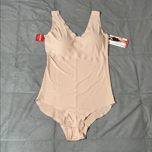 Skinny Girl Smoothing Laser Cut Shapewear Bodysuit